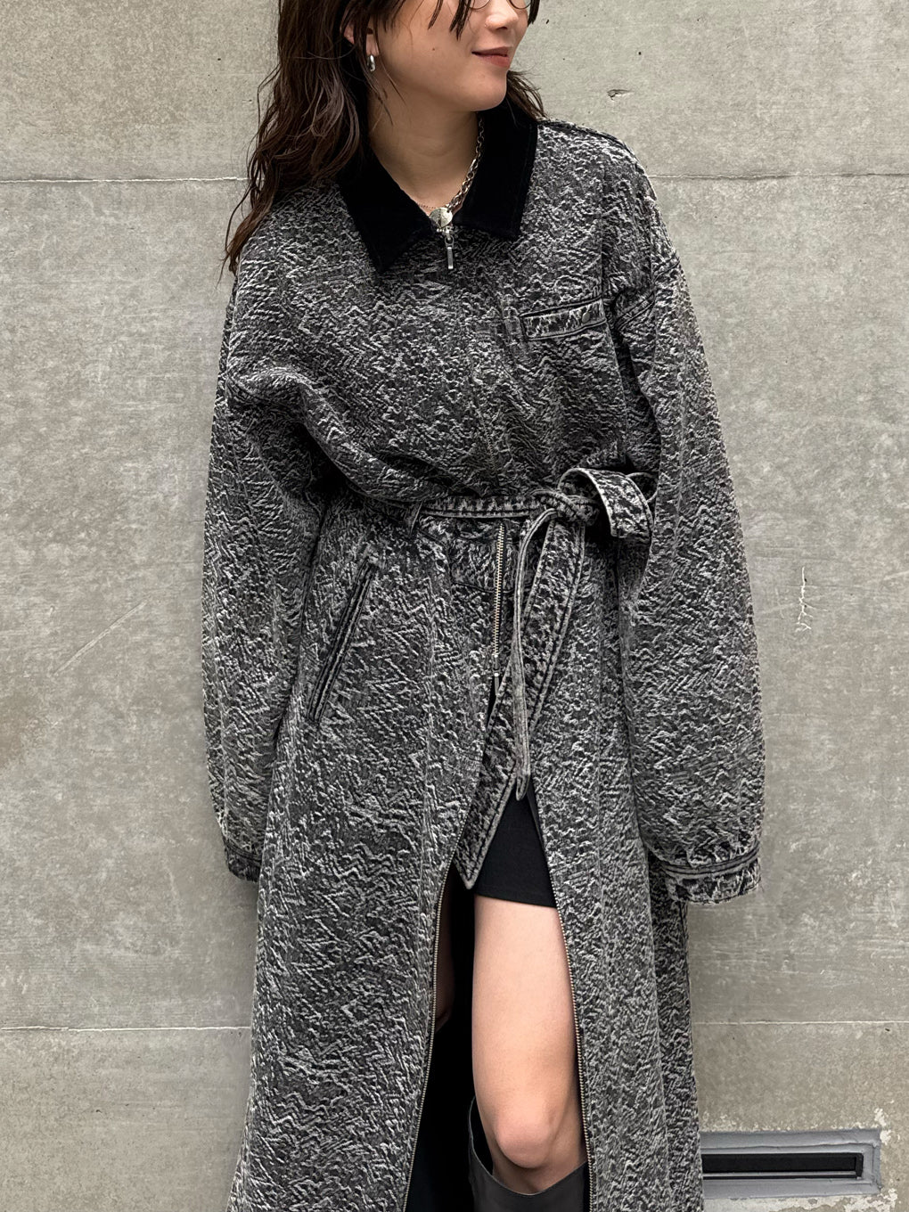 BLOUSON LIKE DENIM DRESS