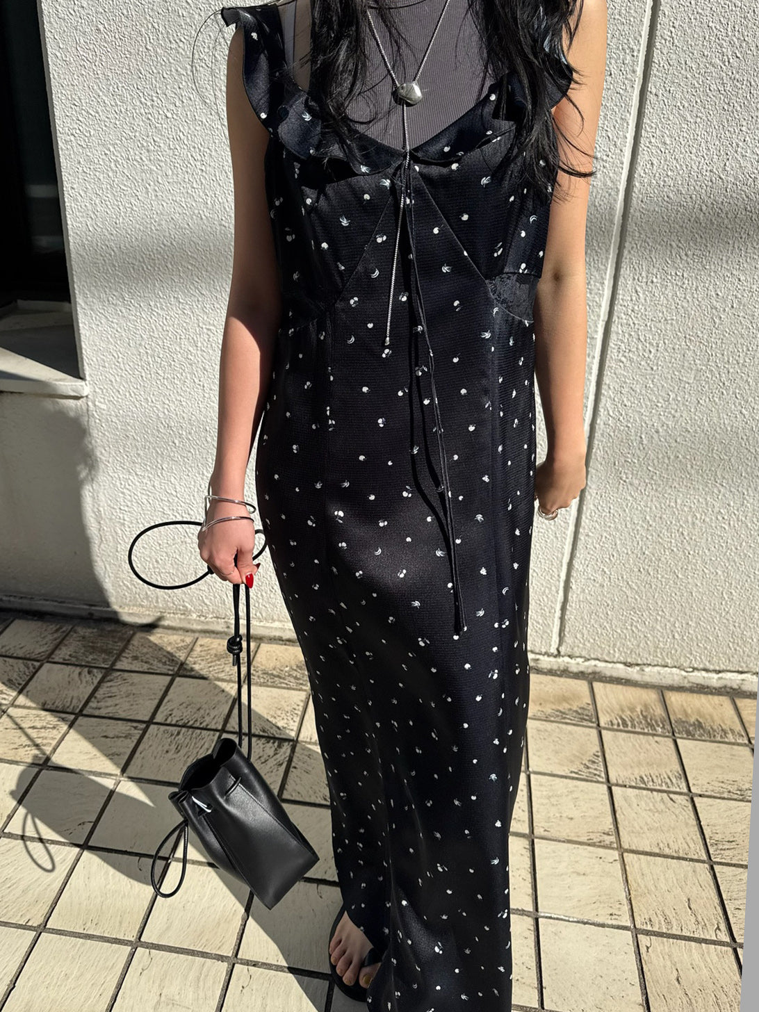MEDI FRUIT DOT CAMISOLE DRESS