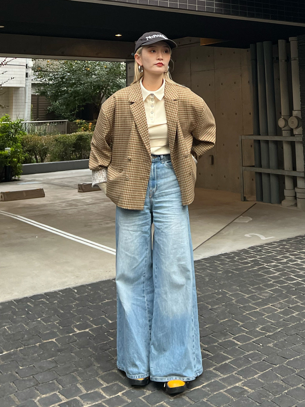 OVER WIDE SHOULDER JACKET