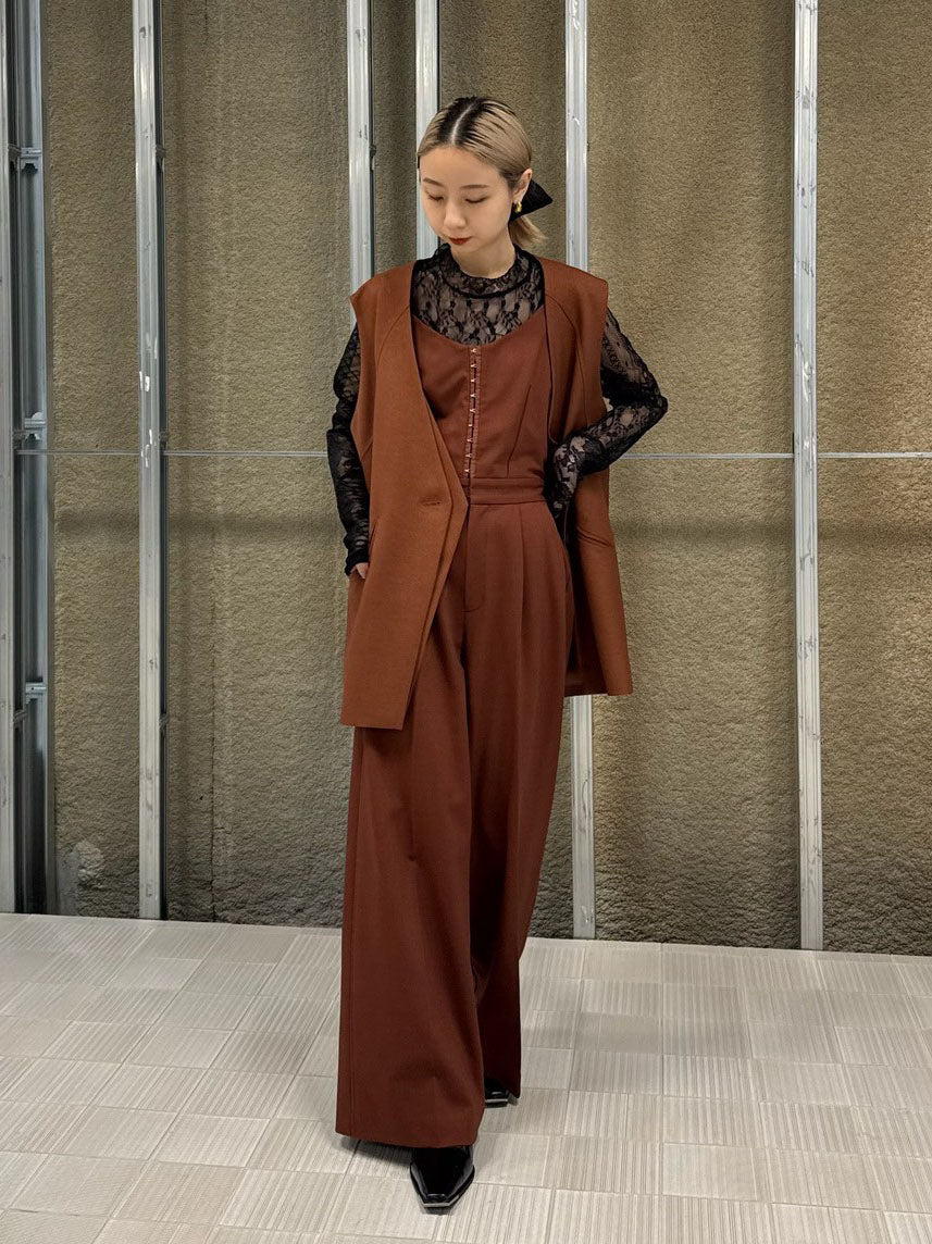2WAY HOOK ARRANGE SALOPETTE PANTS