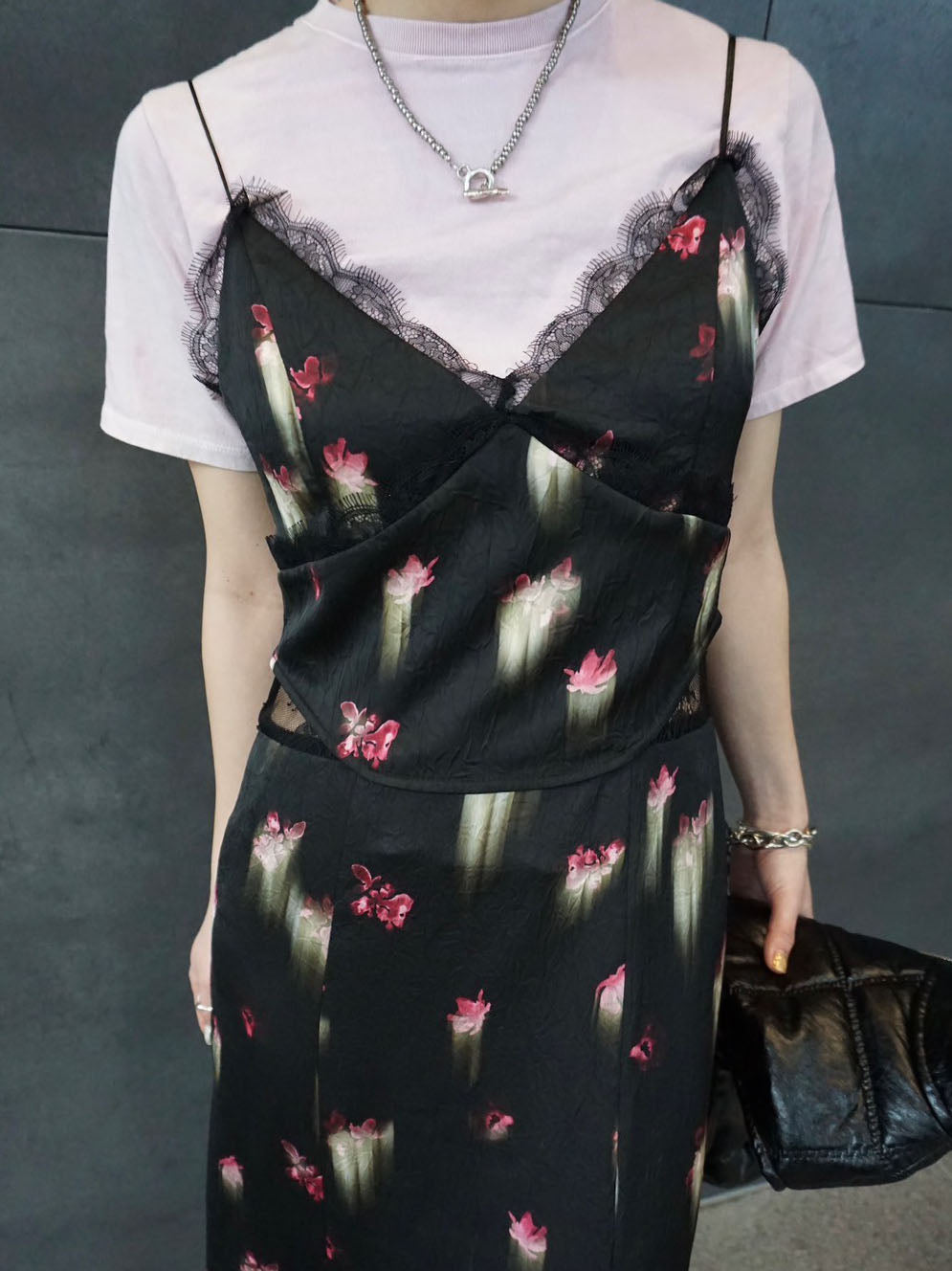 CLARA SATIN CAMI DRESS