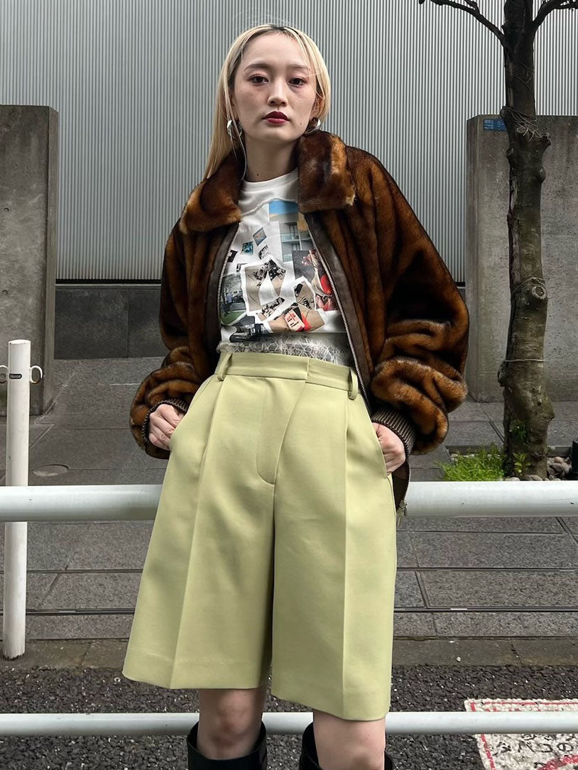 WAVE SWITCHING HALF PANTS