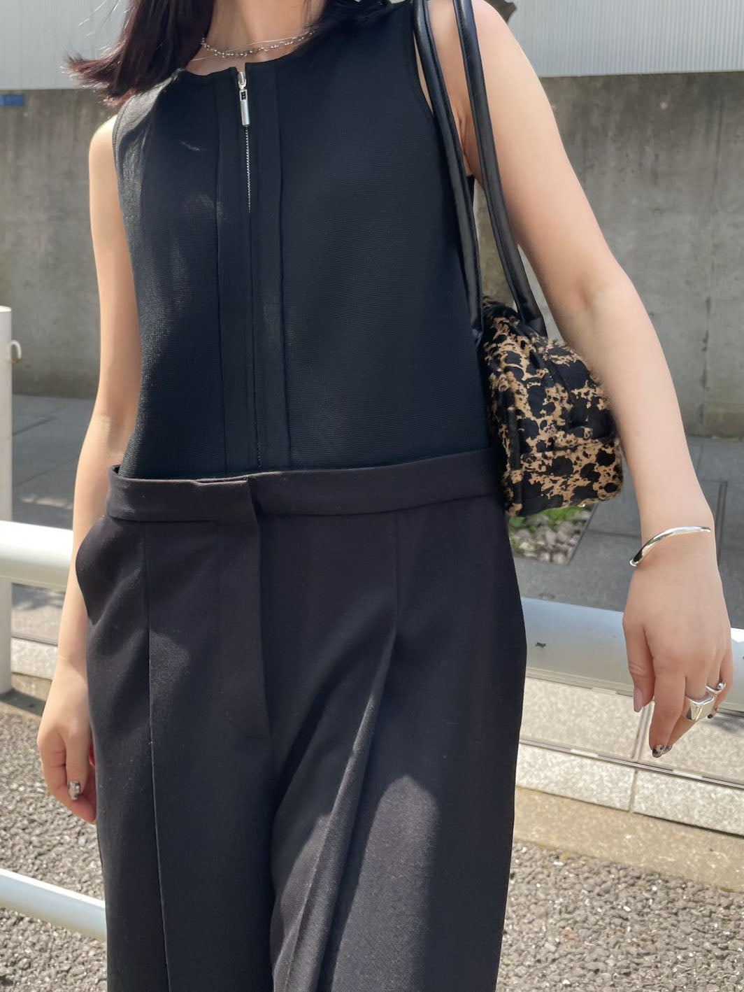 KNIT DOCKING LOOSE ROMPERS