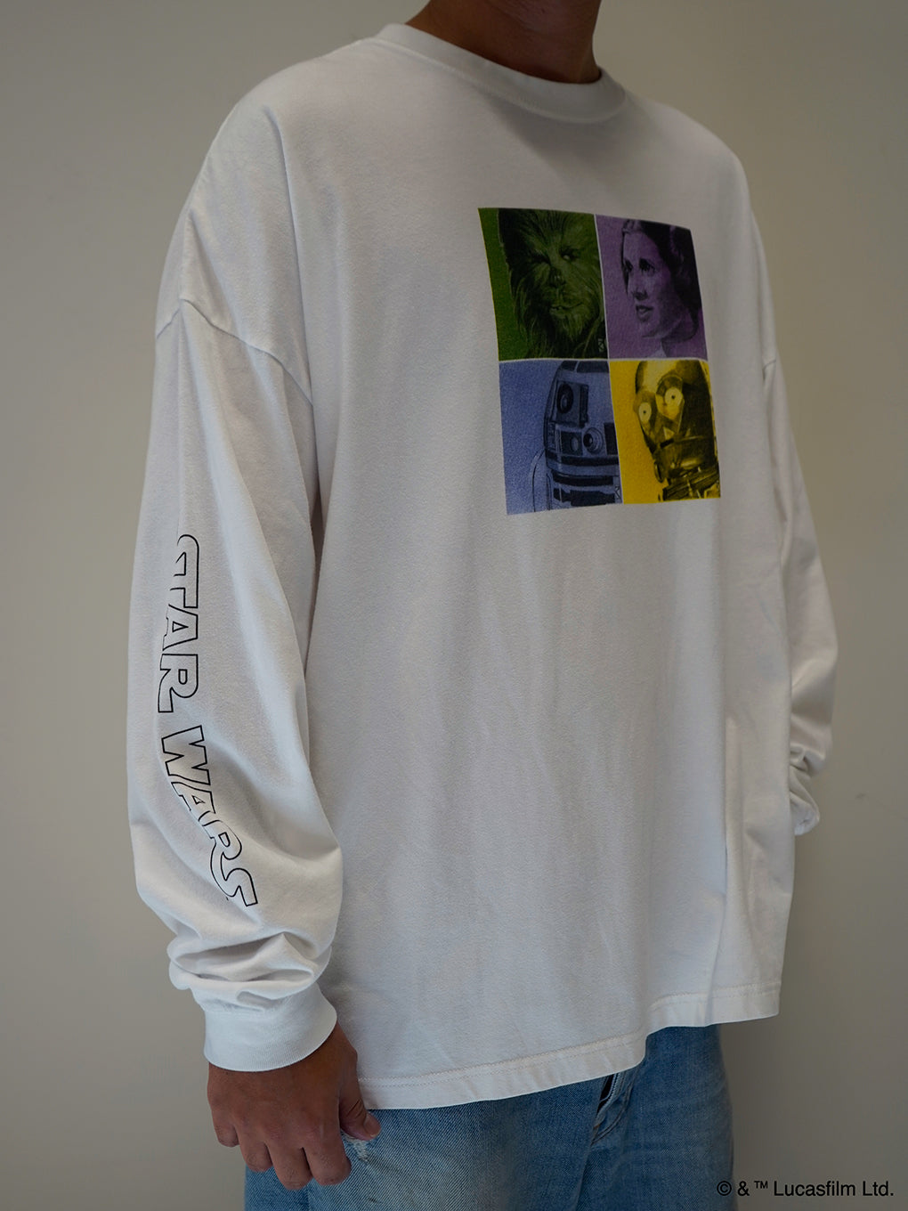 STAR WARS / WHITE LS TEE