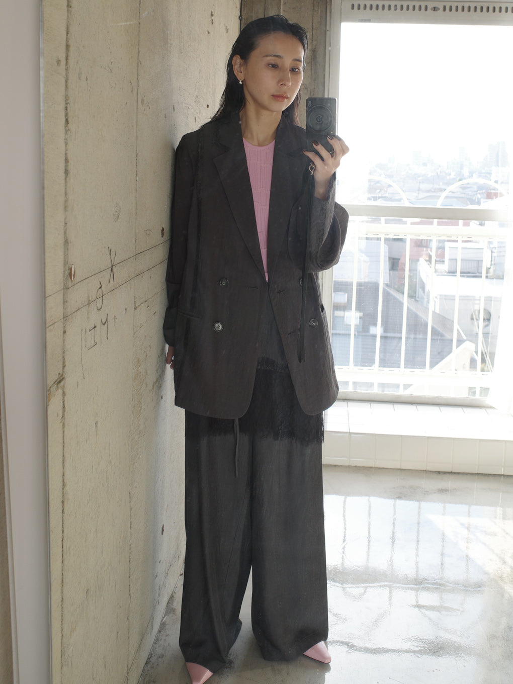 MEDI LINE LACE DOUBLE JACKET