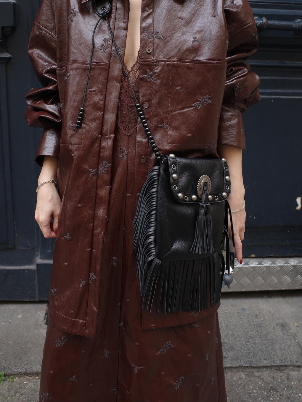 WESTERN FRINGE SACOCHE