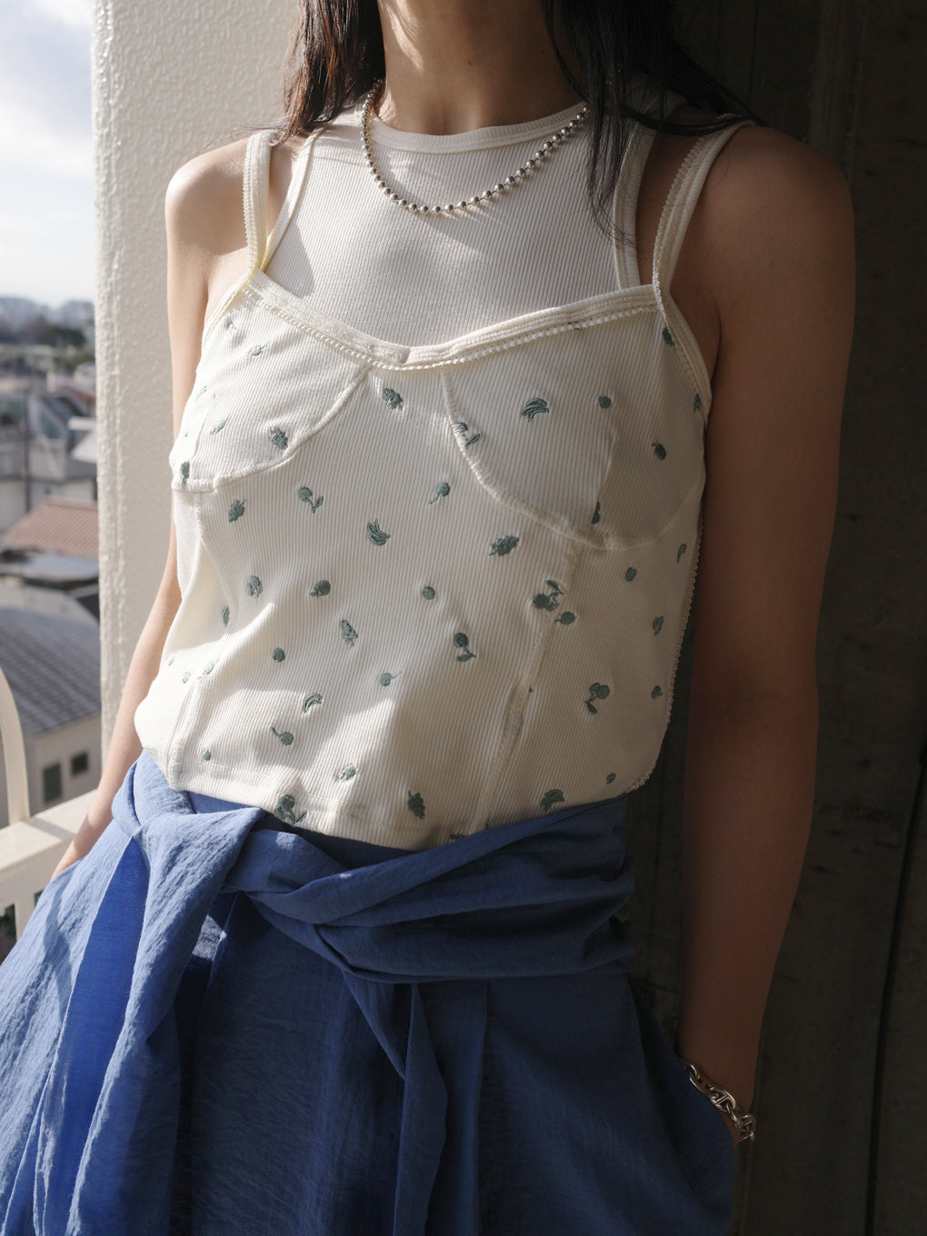 MEDI FRUIT DOT LAYERED TOP