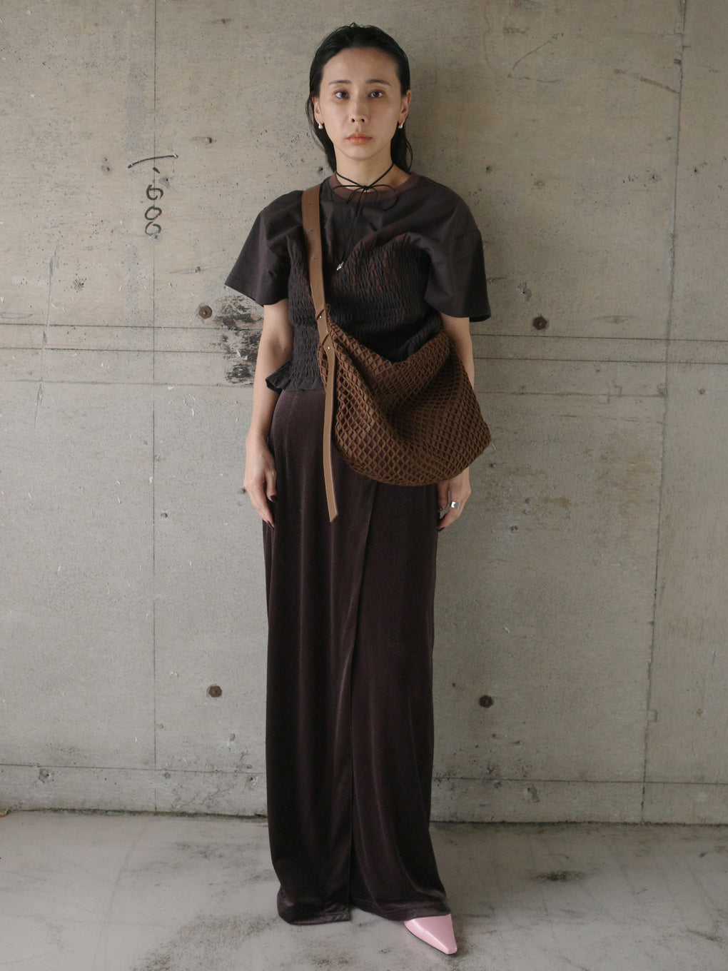 MEDI SHIRRING CONCEPT TEE