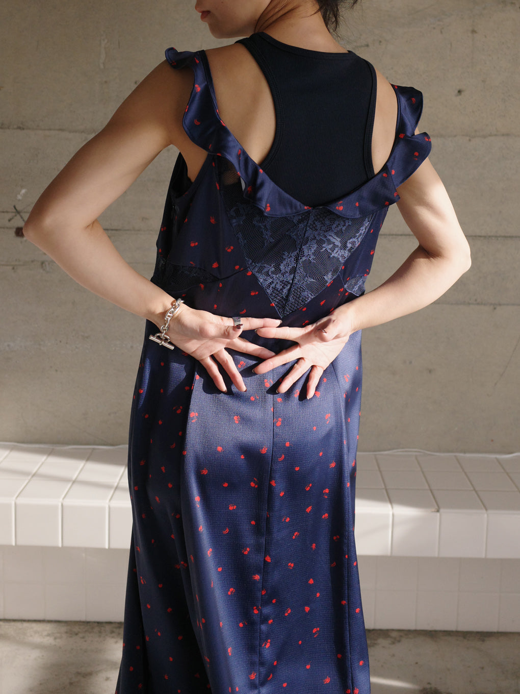 MEDI FRUIT DOT CAMISOLE DRESS