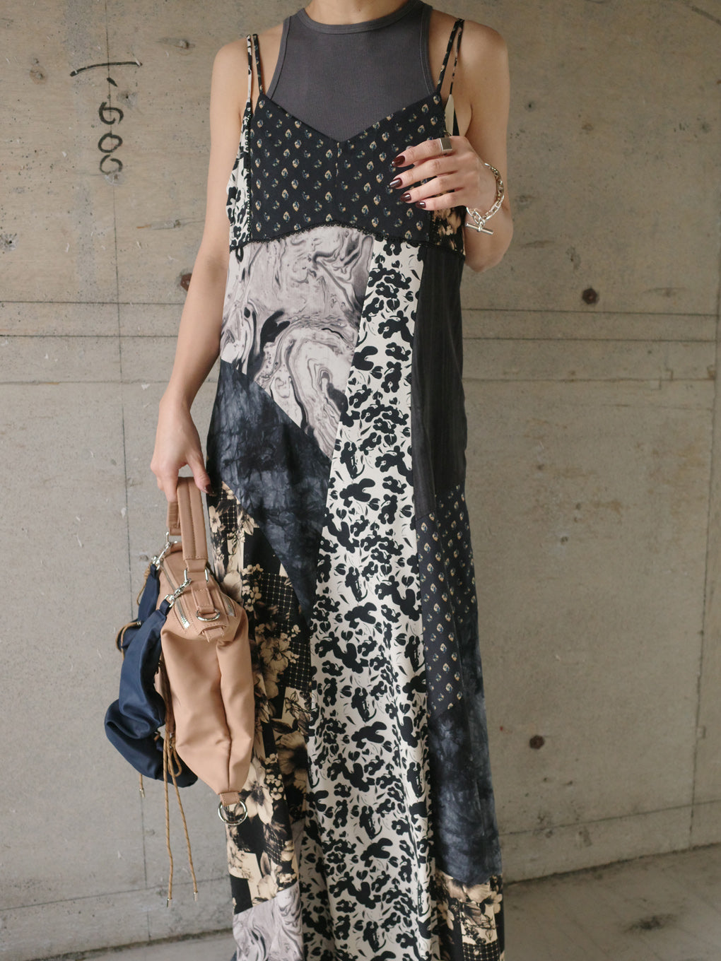 MEDI VARIOUS PATTERN CAMI DRESS