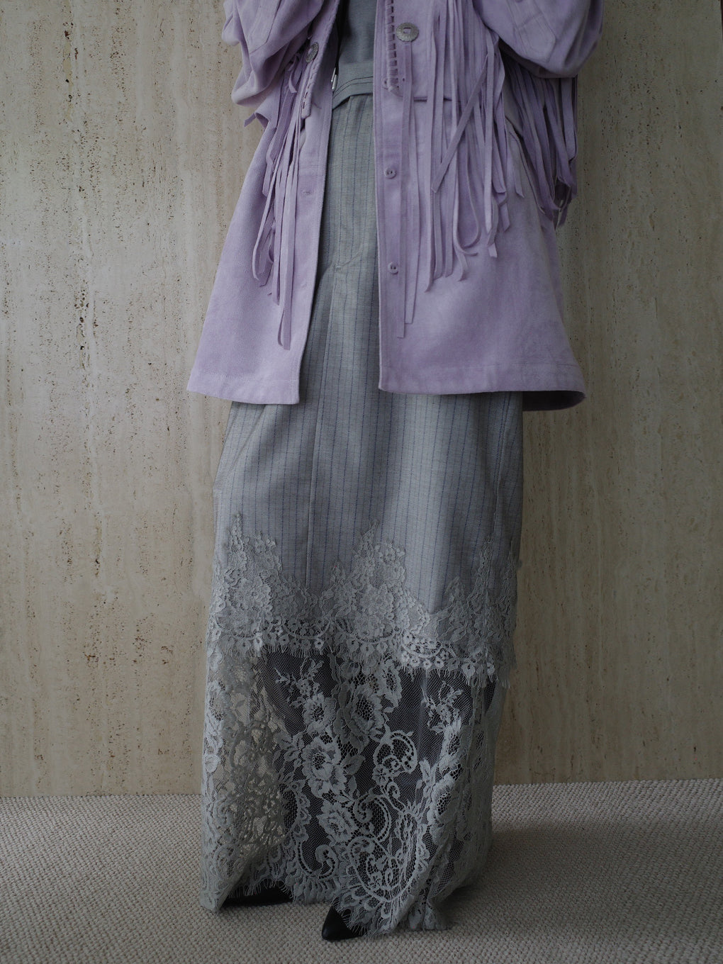 LACE DOCKING I LINE SKIRT