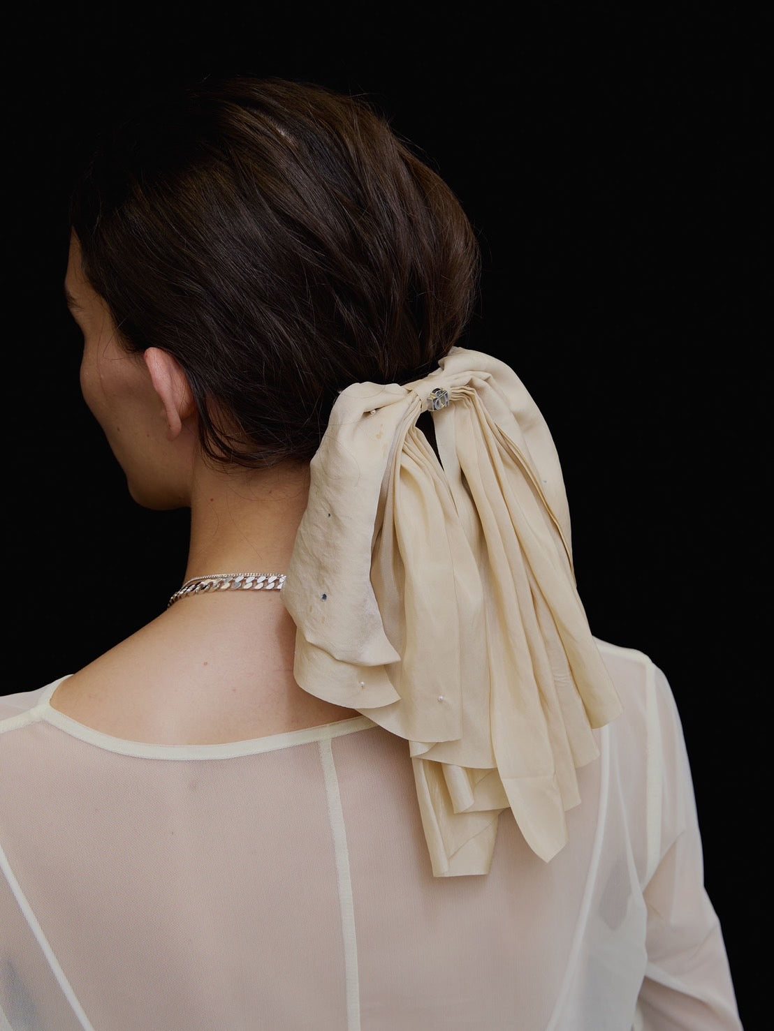 BIG RIBBON BARRETTE