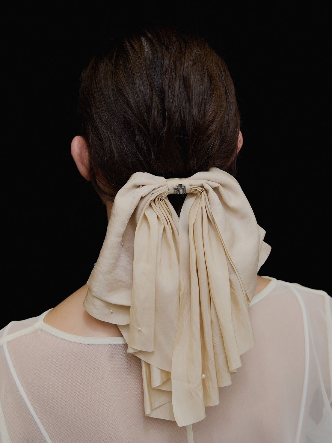 BIG RIBBON BARRETTE
