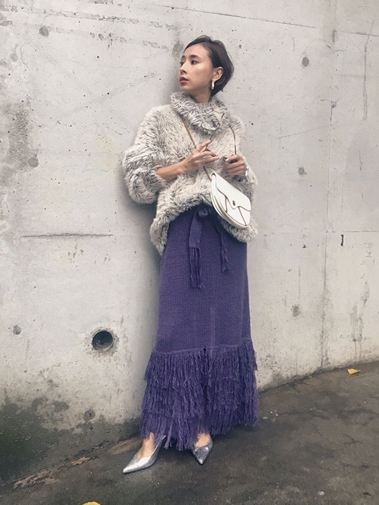 nao_HUNTER FEATHER KNIT