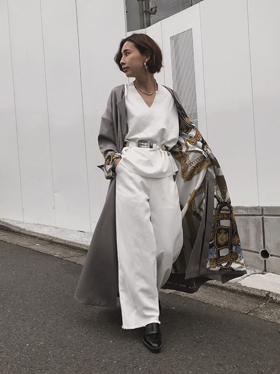nao_LOOSE GOWN COAT