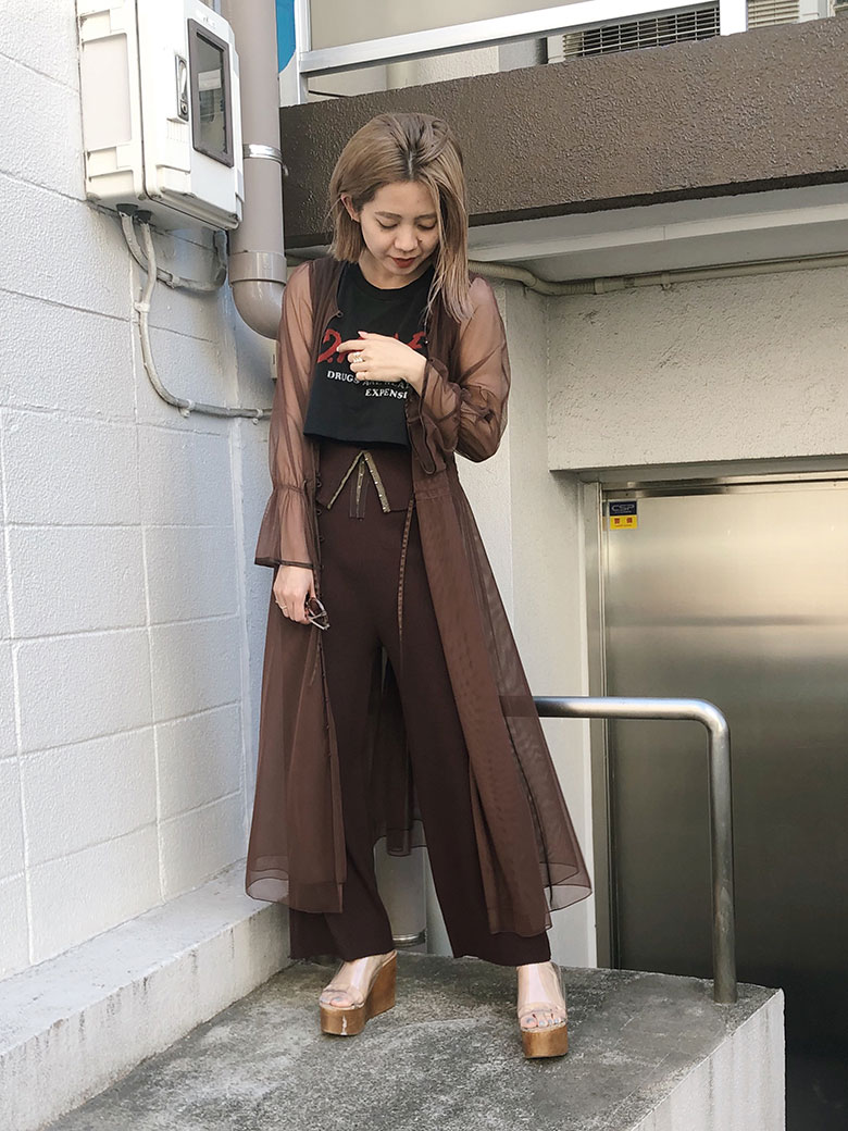 yuko_TULLE SEE-THROUGH DRESS