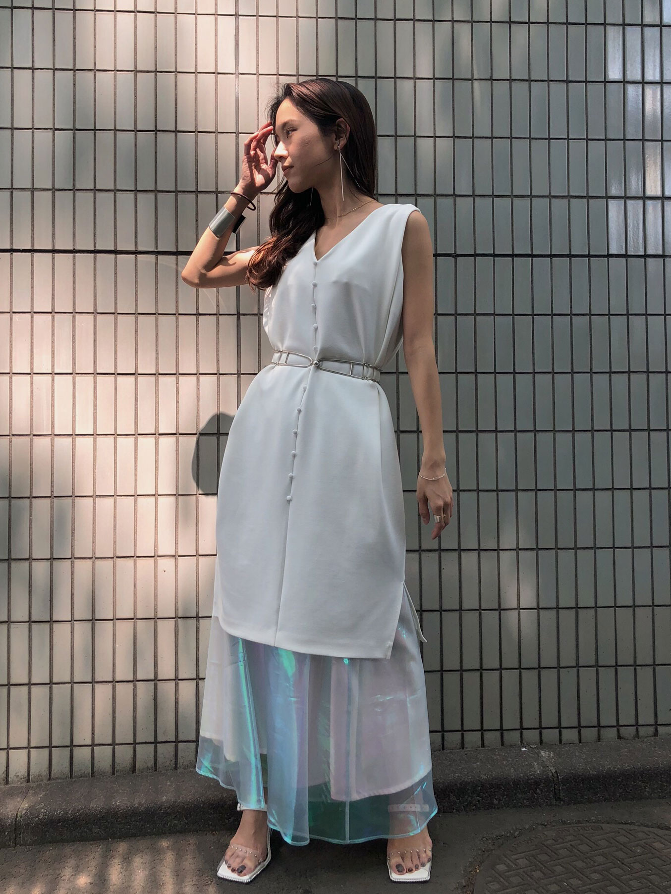 yukin_AURORA LAYERED DRESS