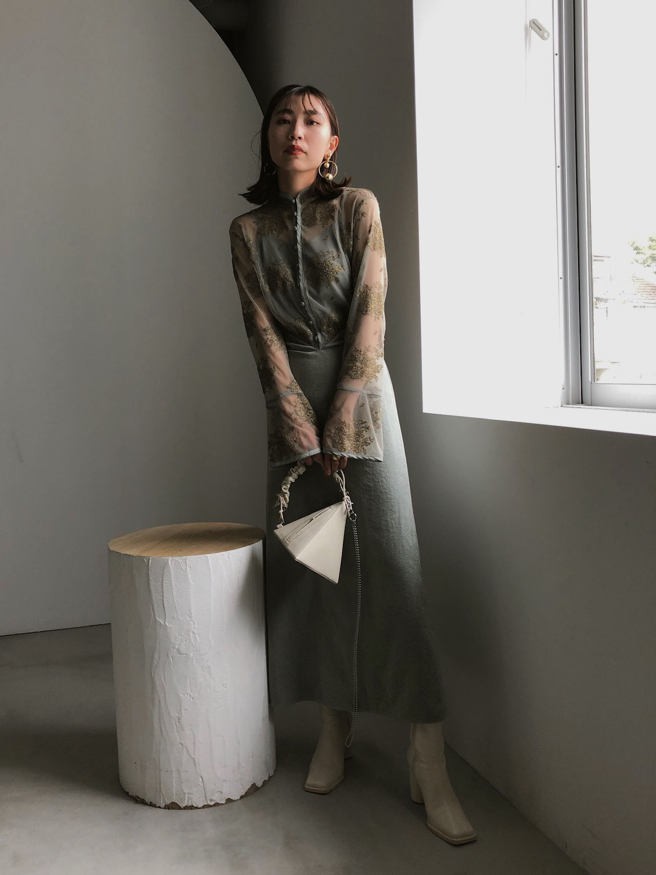 kaori_FLOWER LACE DRESS | AMERI