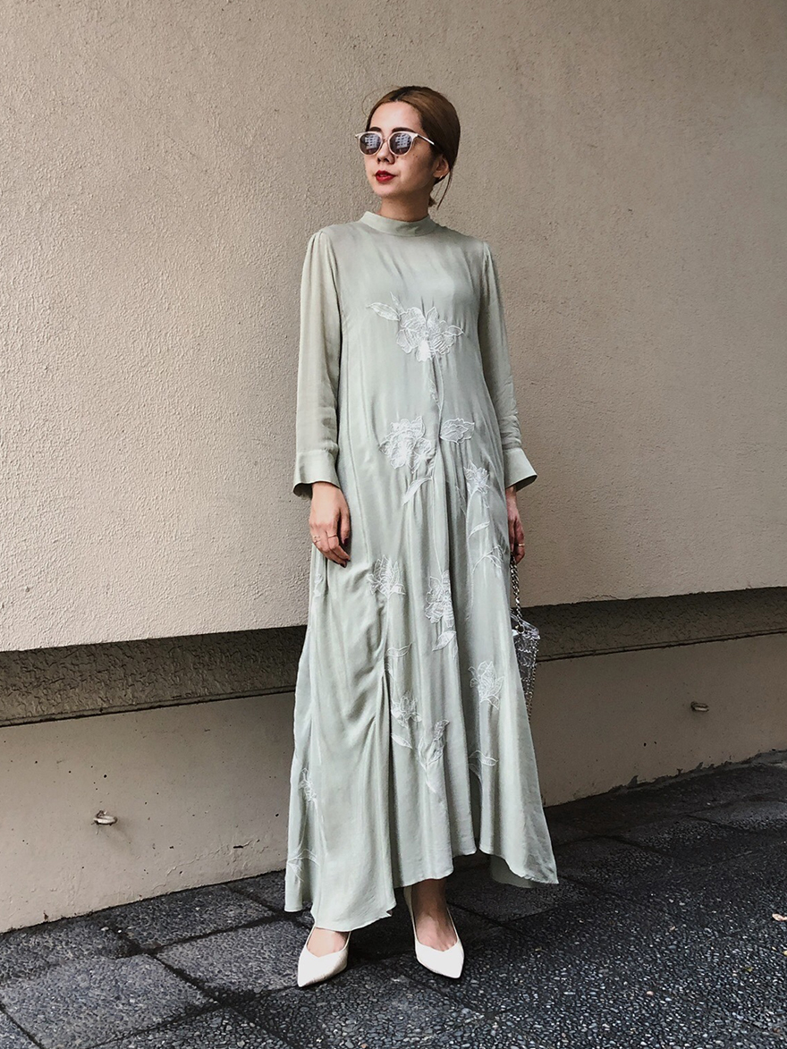 yuko_2WAY FLOWER GARDEN DRESS | AMERI