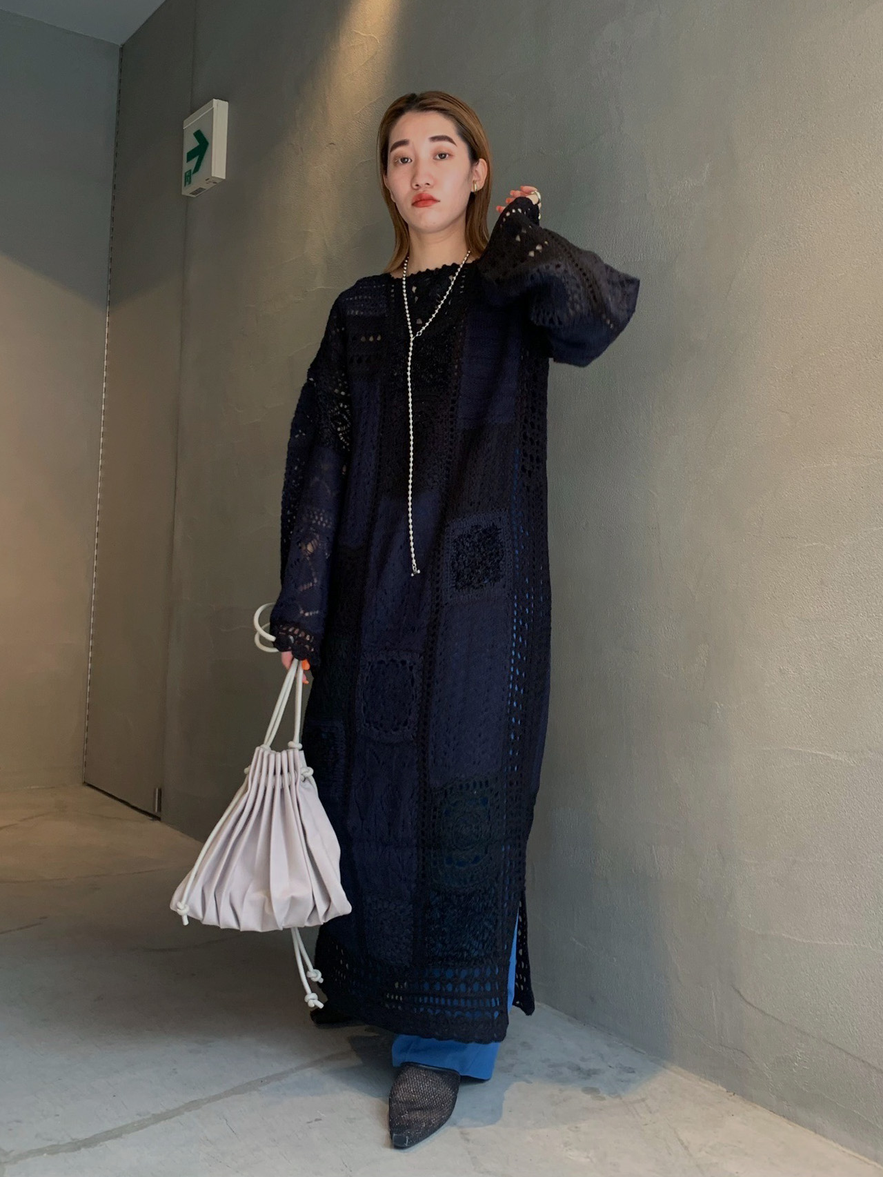honami_COASTER LACE TIGHT DRESS | AMERI