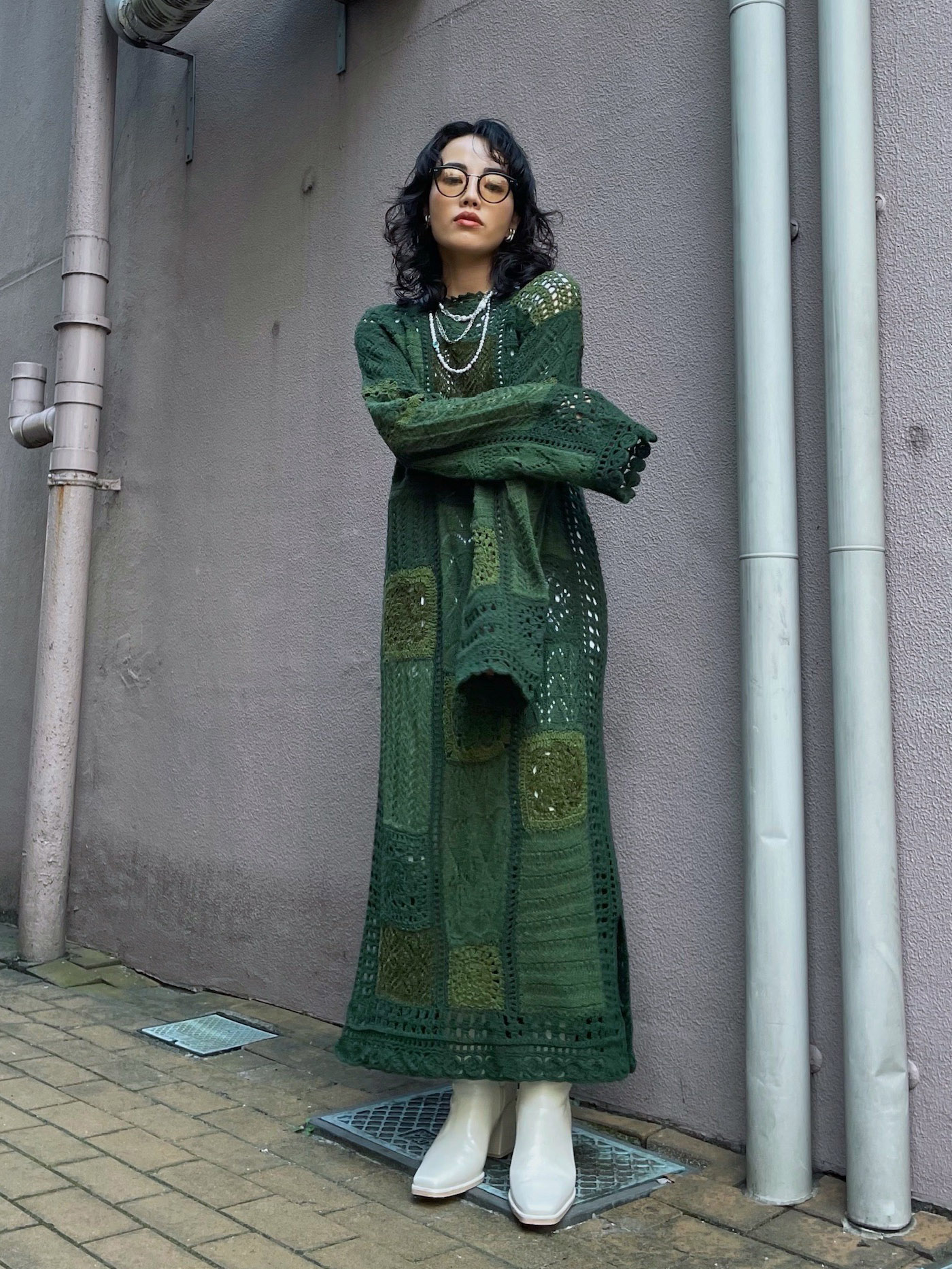 shiori_COASTER LACE TIGHT DRESS | AMERI