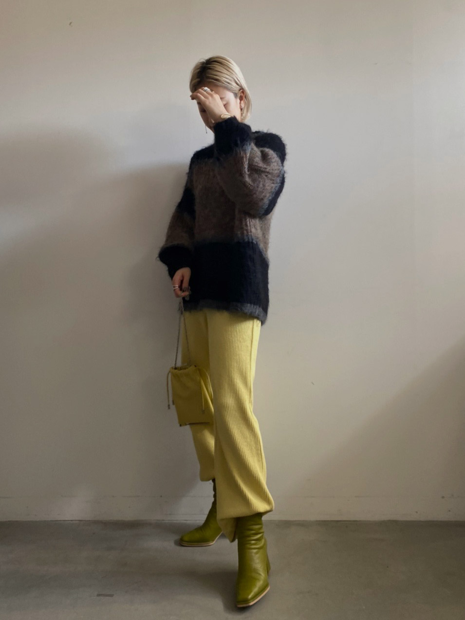 shiho_UND MOHAIR BICOLOR LOOSE KNIT