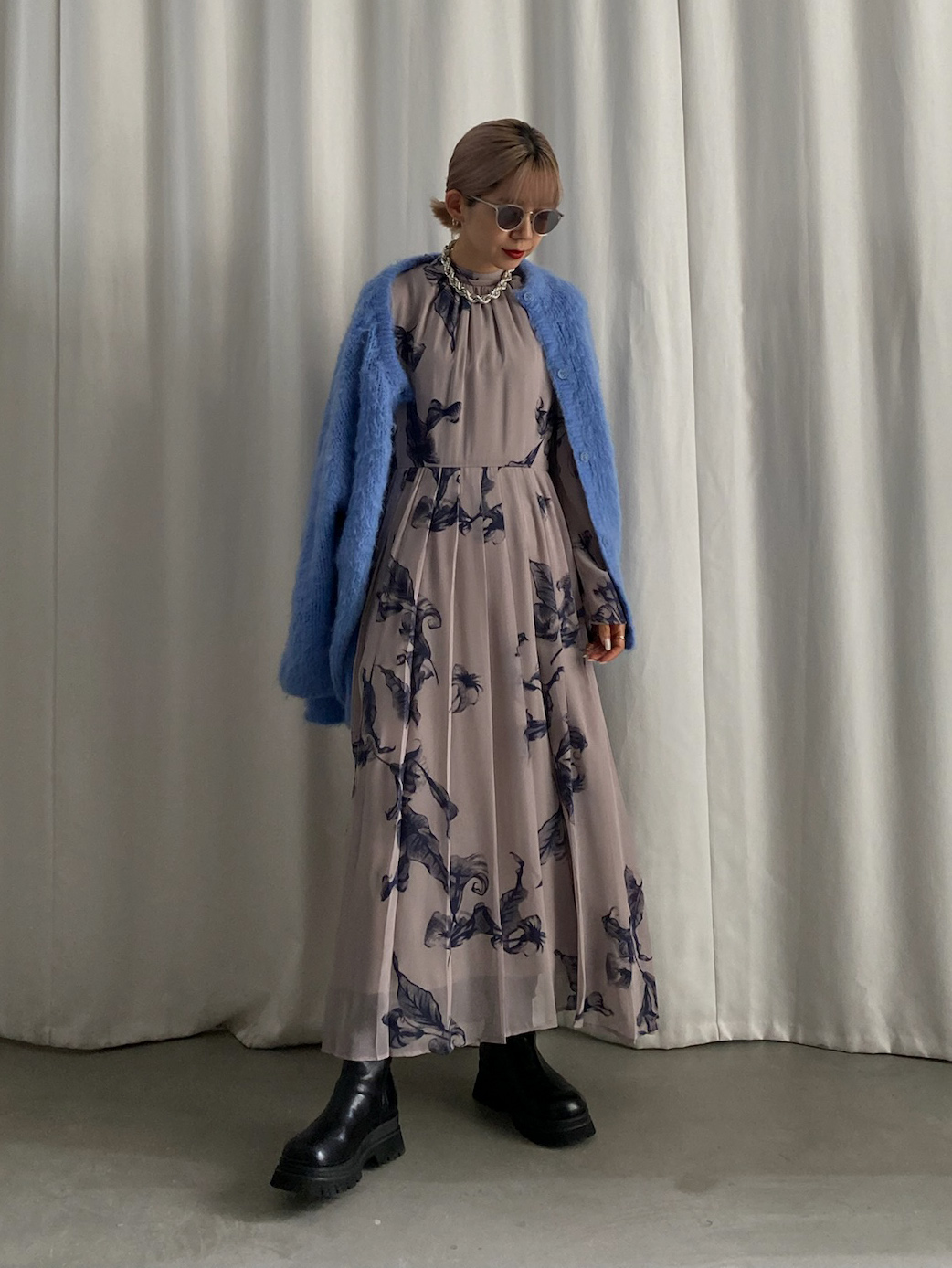 yuko_UND CALLA FLOCKY DRESS | AMERI