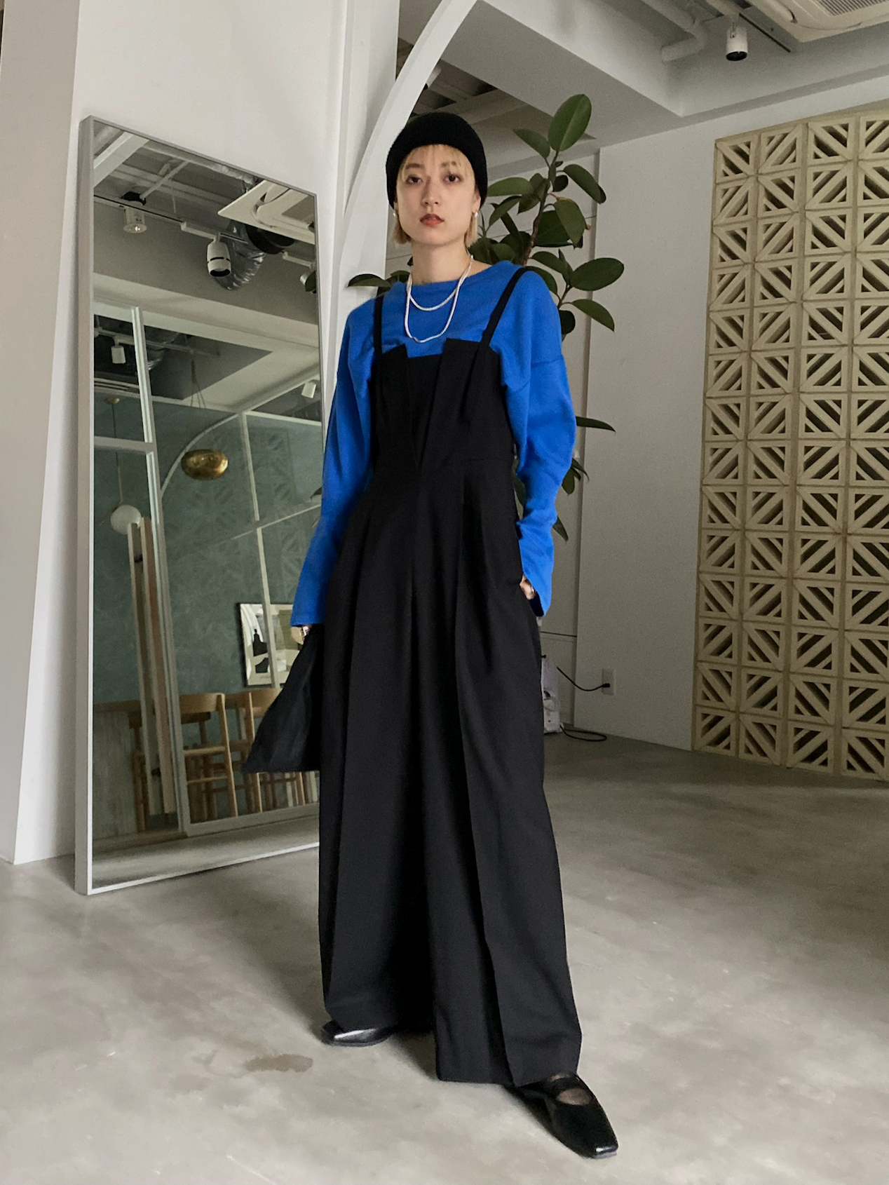 shiho_FOLD TUCK WIDE ROMPERS