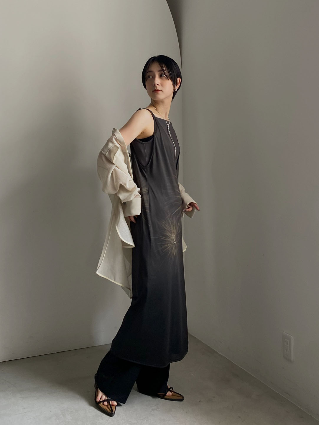 yu_MIREI KIRITANI × AMERI FIREWORK LAYERED DRESS