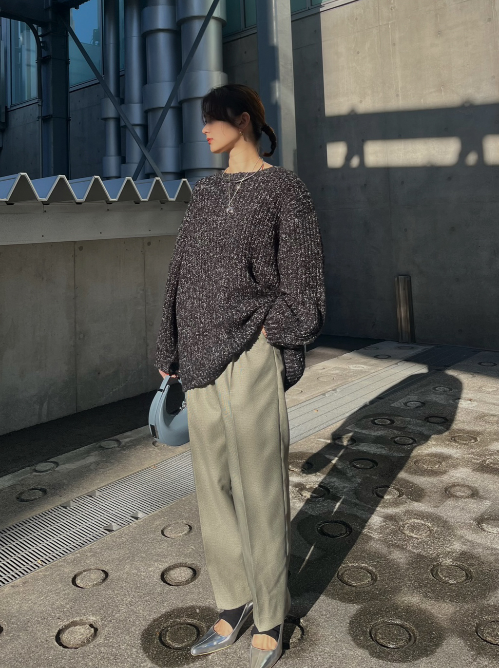 ayana_2WAY TURTLE KNIT TOP