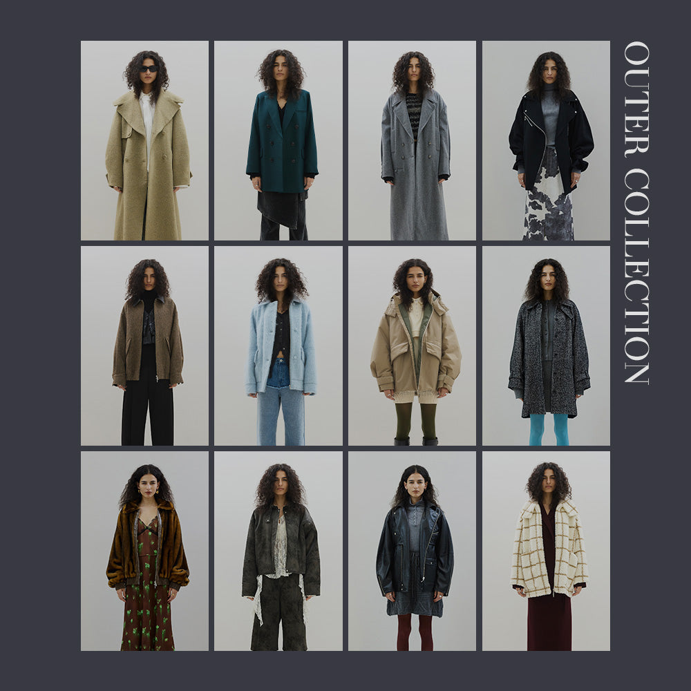 OUTER COLLECTION  “スタイリングを大きく左右するアウター”を、一挙ご紹介。