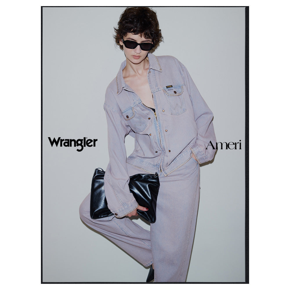 【Wrangler × Ameri】ウェスタンカルチャーを象徴するブランド、「Wrangler」とのコラボレーションアイテム