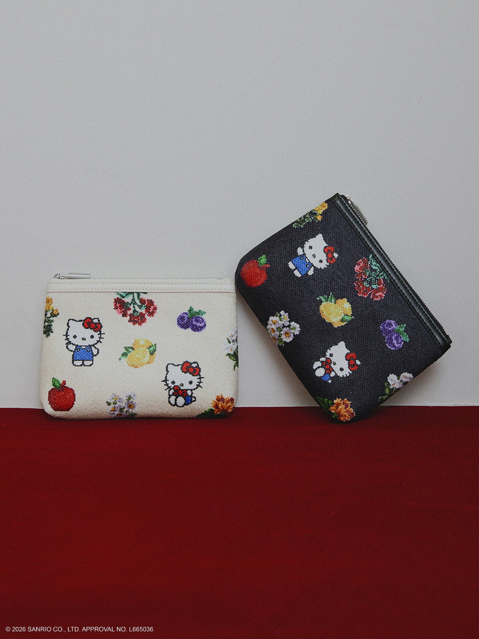 HELLO KITTY×Ameri PIXEL PATTERN POUCH