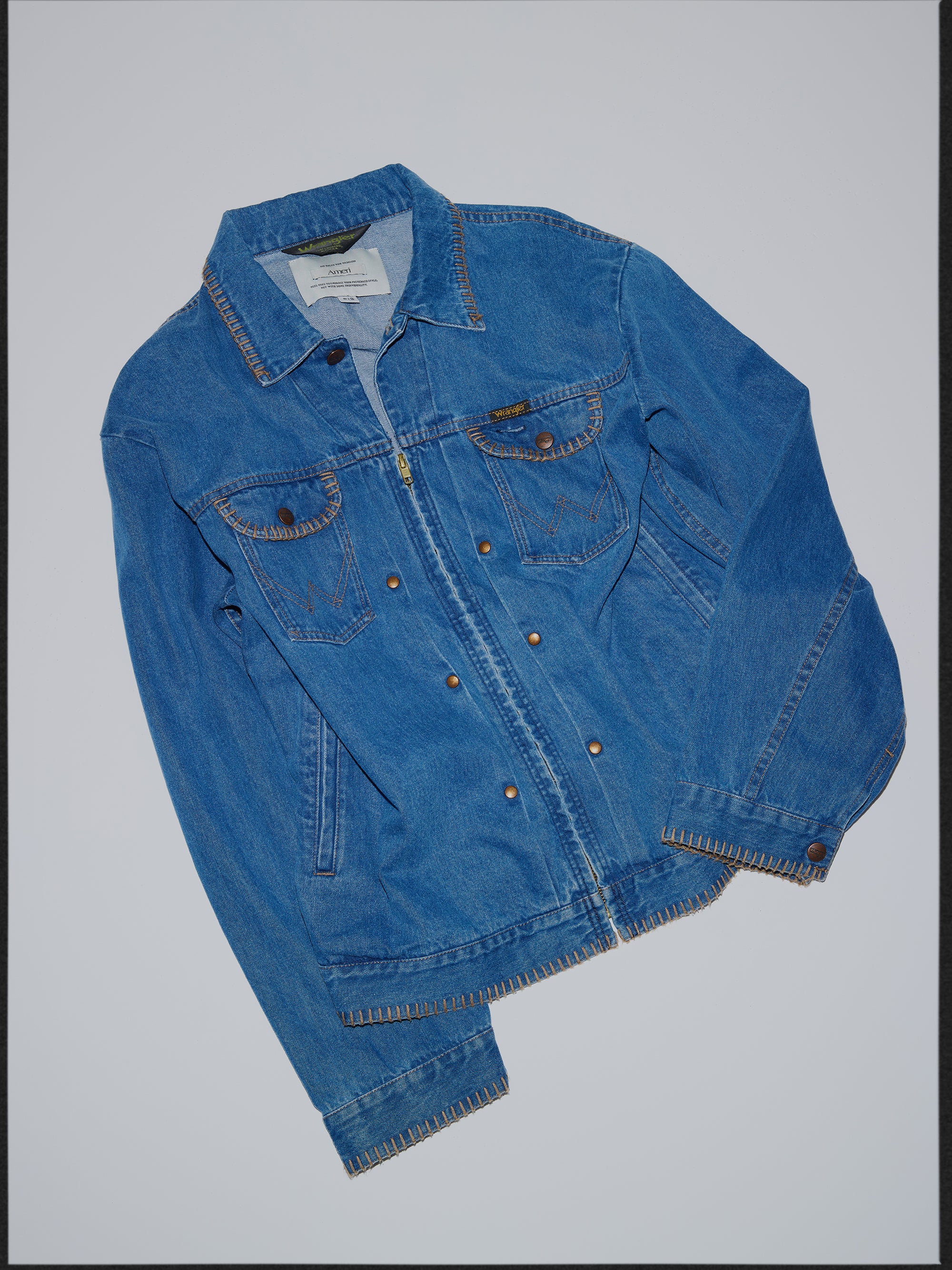 Wrangler×Ameri BLANKET STITCH DENIM JACKET