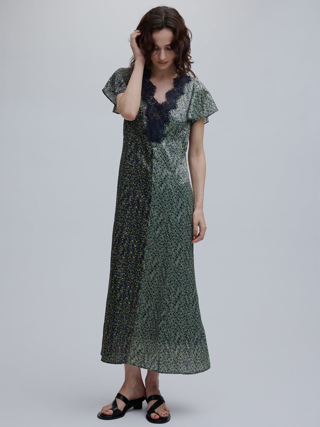 LOUISE PATTERN DOCKING DRESS