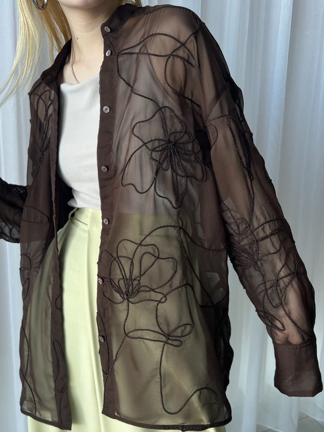 MEDI DAY DREAM SHEER SHIRT