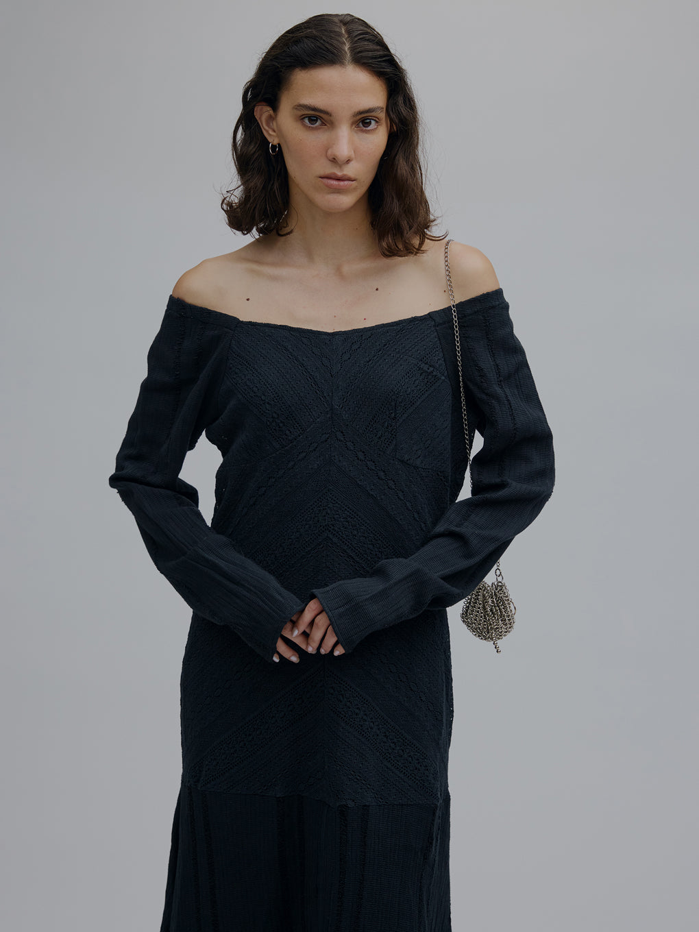 2WAY CRAFT MIX LACE DRESS