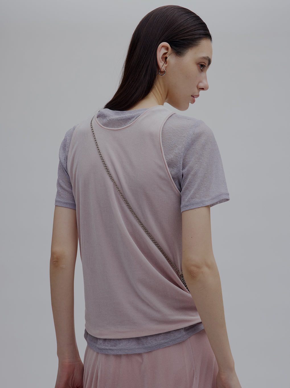 MEDI SHEER VELOUR SET TOP