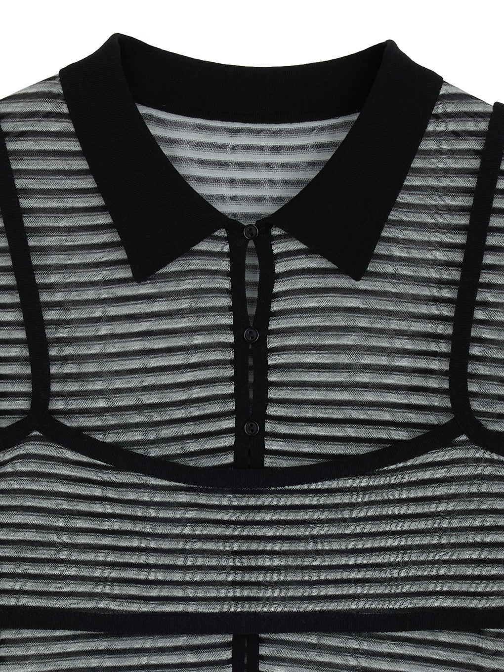 MEDI PUCHI BUSTIER SET KNIT SHIRT