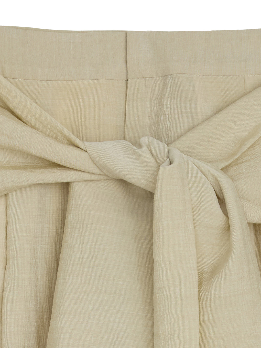 MEDI SLEEVE BELT TUCK PANTS