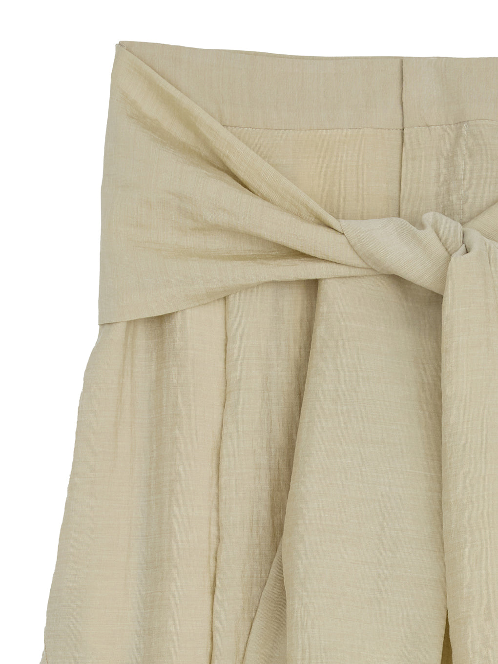 MEDI SLEEVE BELT TUCK PANTS