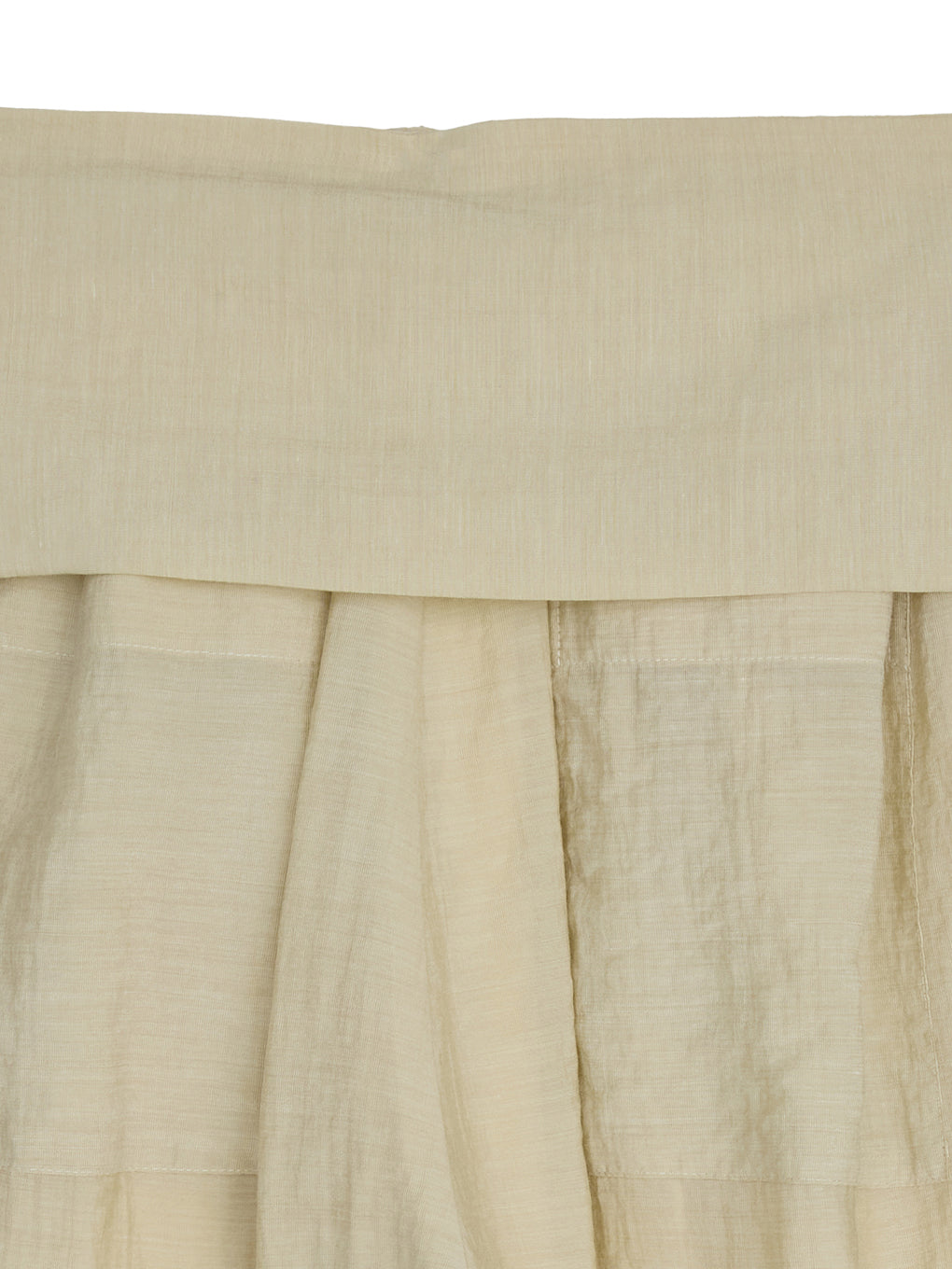 MEDI SLEEVE BELT TUCK PANTS