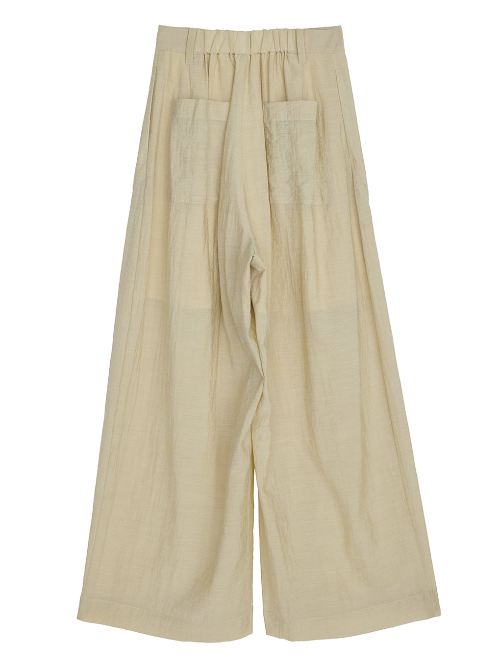 MEDI SLEEVE BELT TUCK PANTS