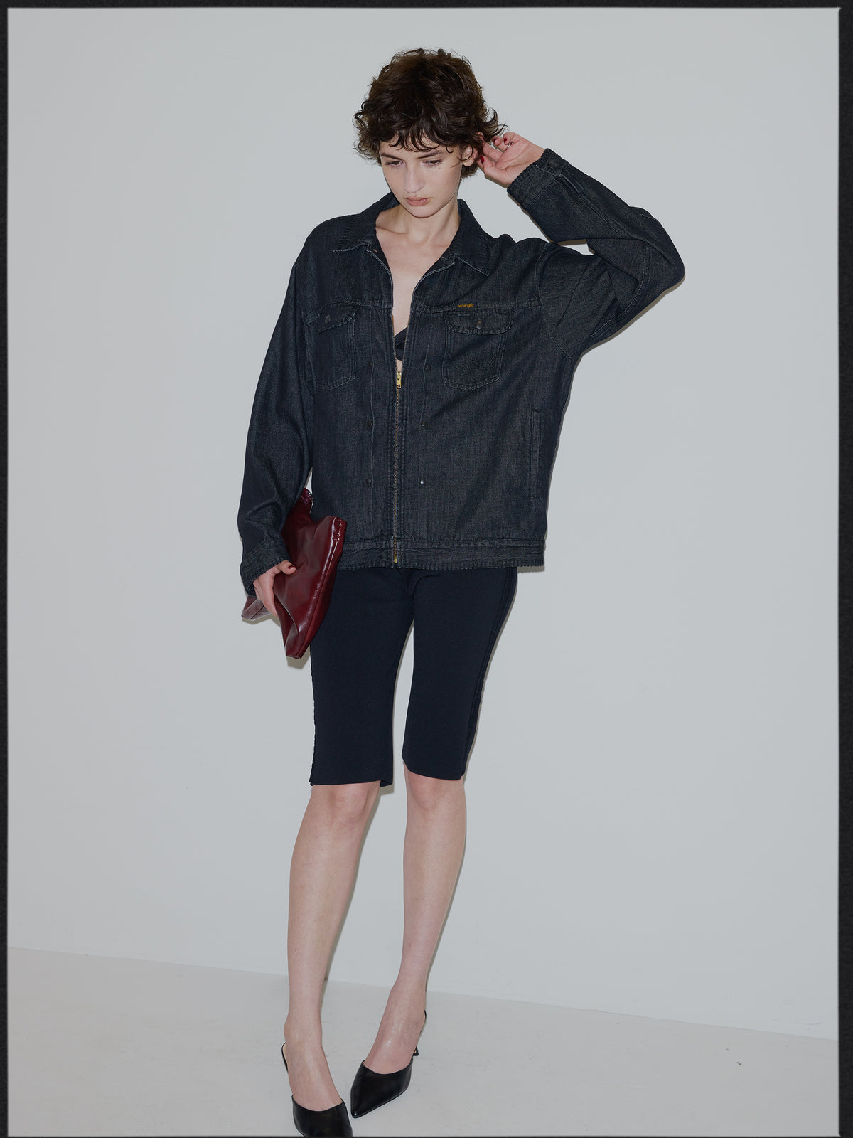 Wrangler×Ameri BLANKET STITCH DENIM JACKET