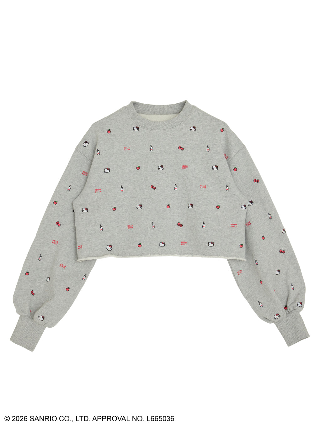 HELLO KITTY×Ameri EMBROIDERY SWEAT TOP