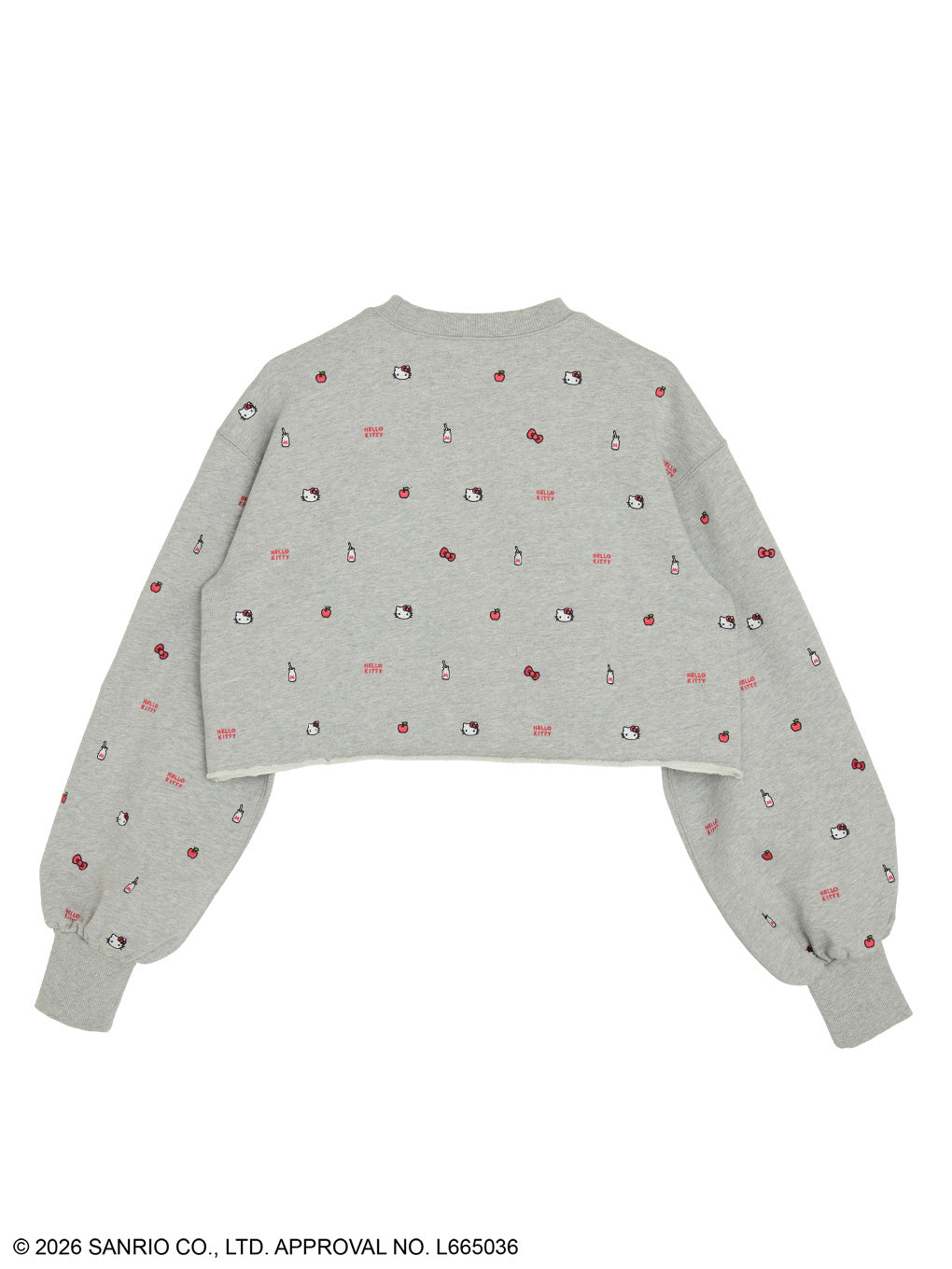 HELLO KITTY×Ameri EMBROIDERY SWEAT TOP