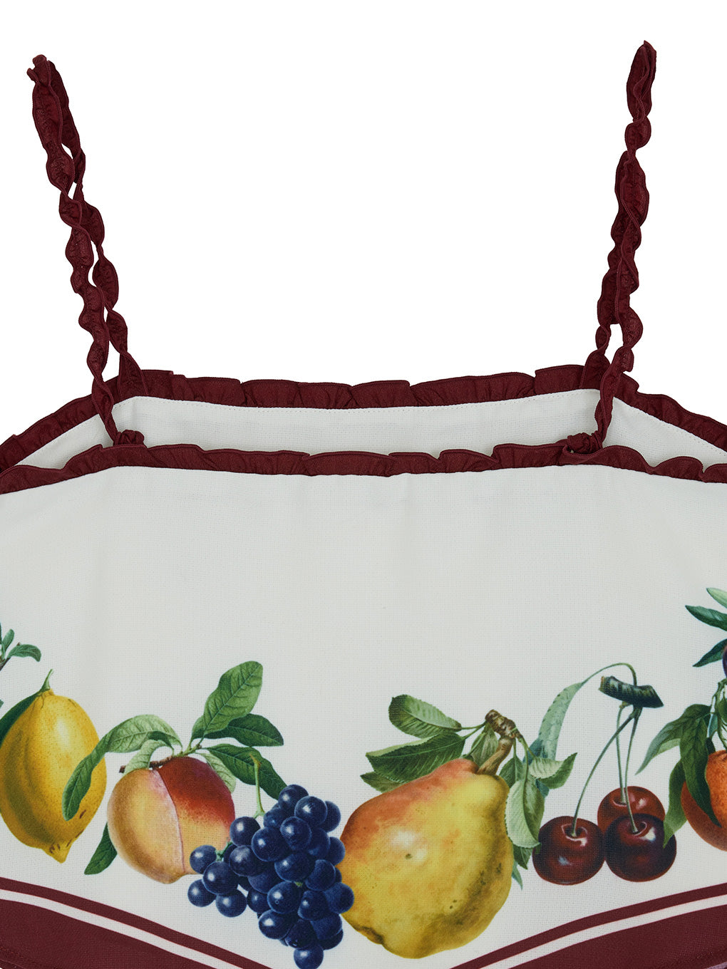 MEDI FRUIT SCARF PATTERN CAMI TOP
