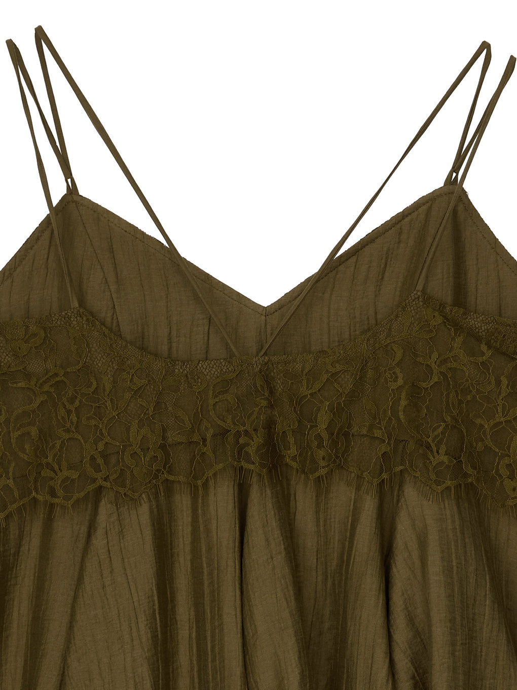 MEDI WIDE LACE CAMI ROMPERS