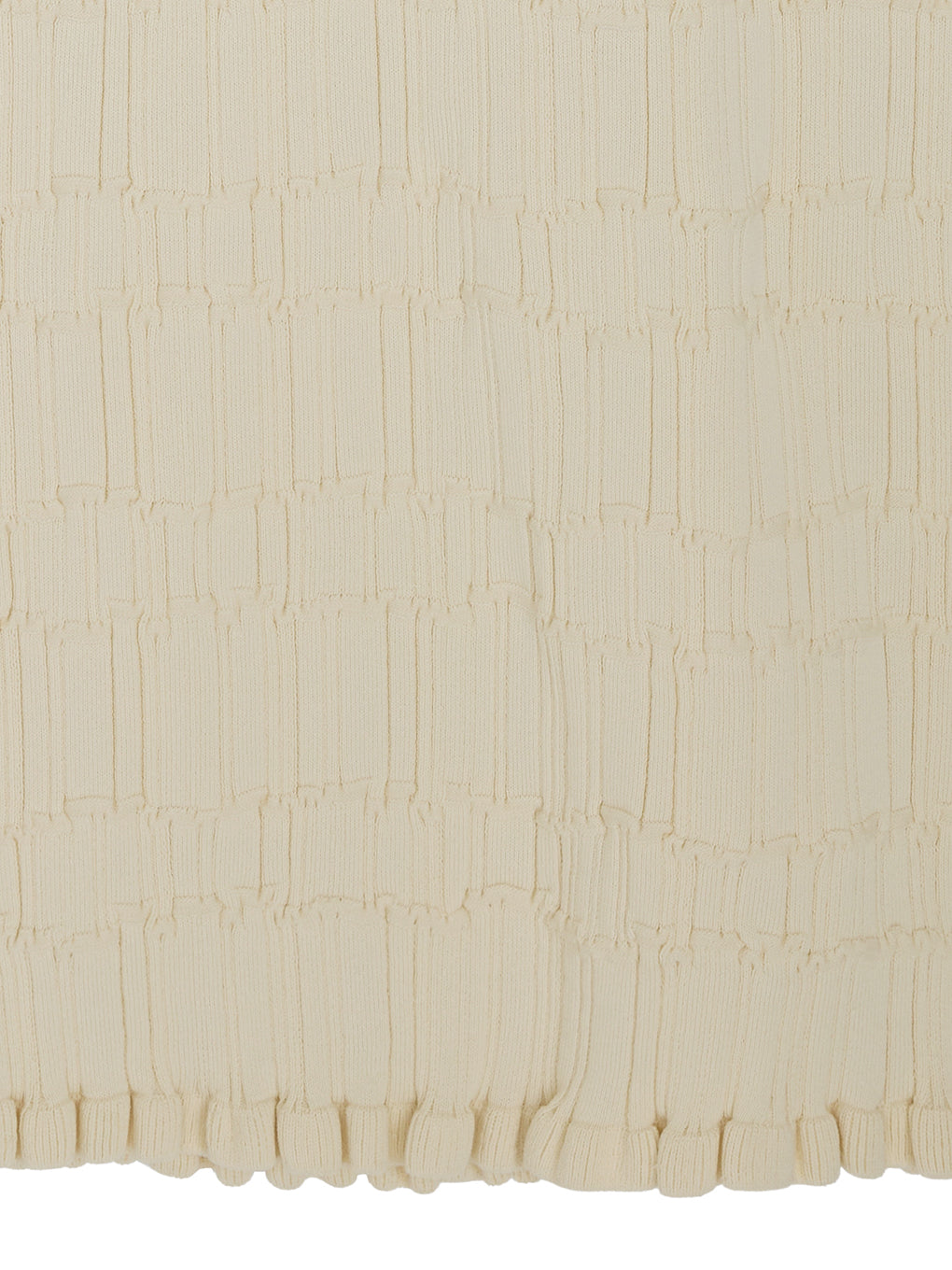 MEDI 2WAY WAVY FRILL KNIT DRESS