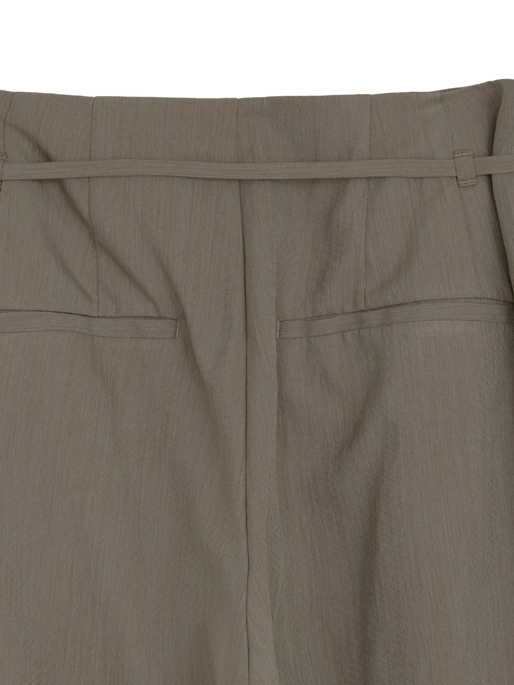 MEDI MULTI TUCK NARROW BELT PANTS